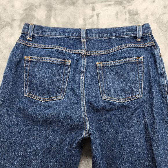 Jeanology Collection Jeans Womens 12P PETITE Blue Mid Rise Straight Leg Denim - Picture 4 of 11
